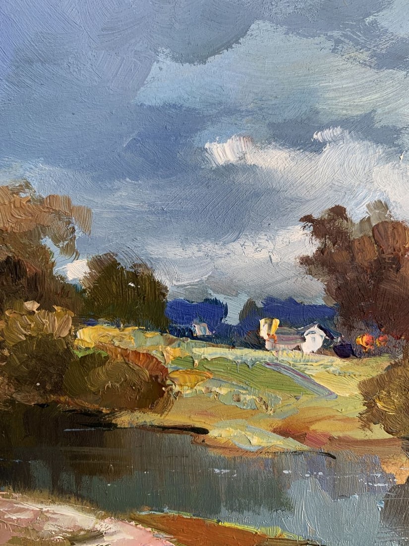 Oil painting River Silence Yuriy Suprunchuk - 4