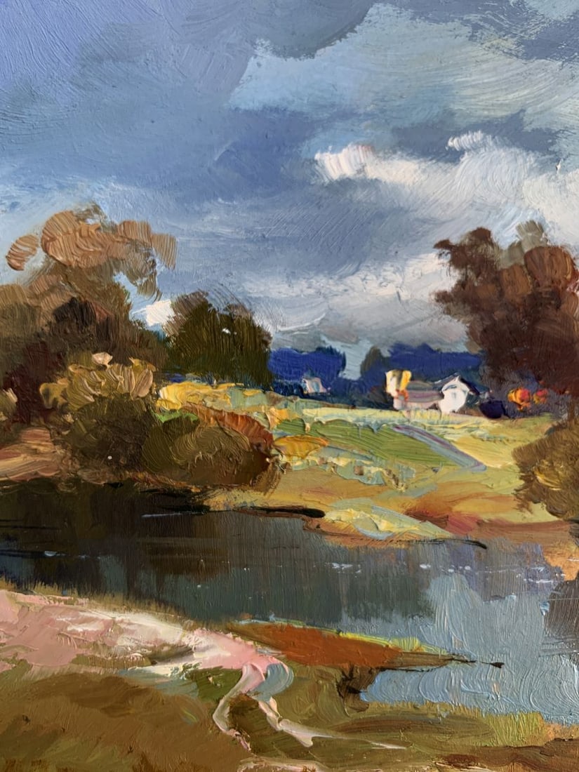 Oil painting River Silence Yuriy Suprunchuk - 5