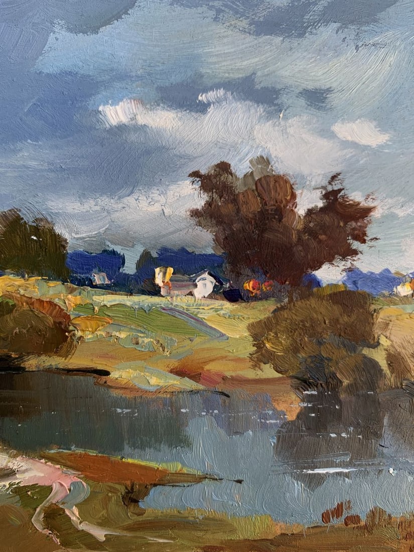 Oil painting River Silence Yuriy Suprunchuk - 6