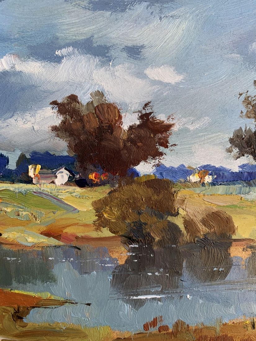 Oil painting River Silence Yuriy Suprunchuk - 8