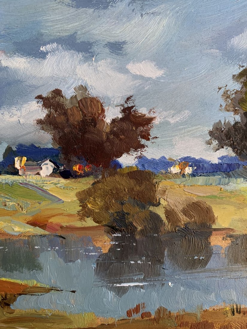 Oil painting River Silence Yuriy Suprunchuk - 9