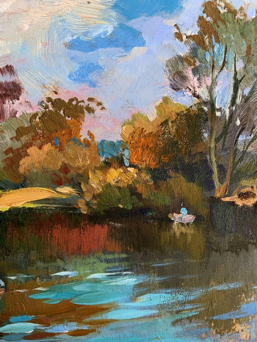 Oil painting Preparing for fishing Yuriy Suprunchuk - 10
