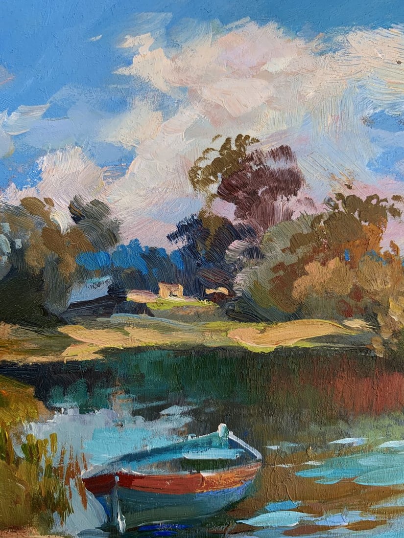 Oil painting Preparing for fishing Yuriy Suprunchuk - 4