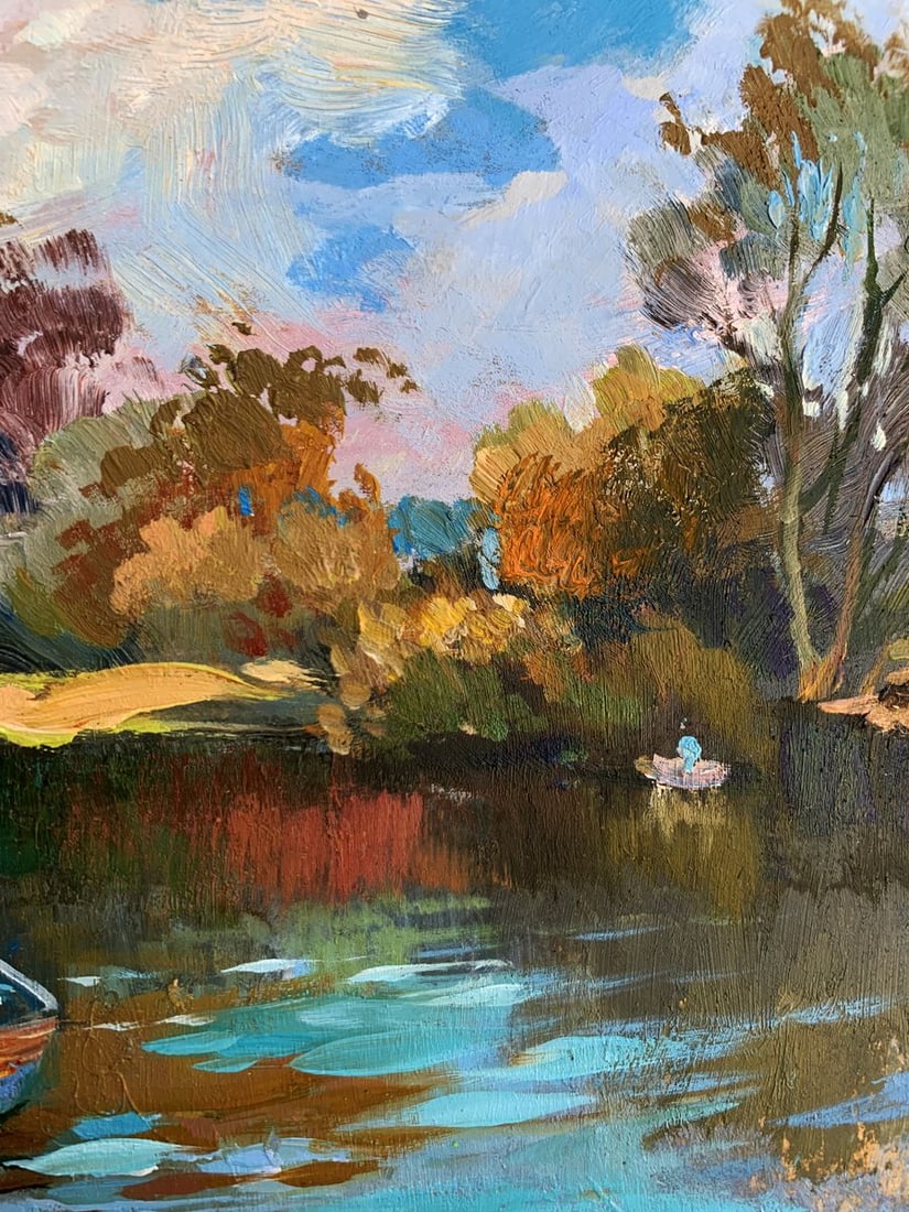 Oil painting Preparing for fishing Yuriy Suprunchuk - 9