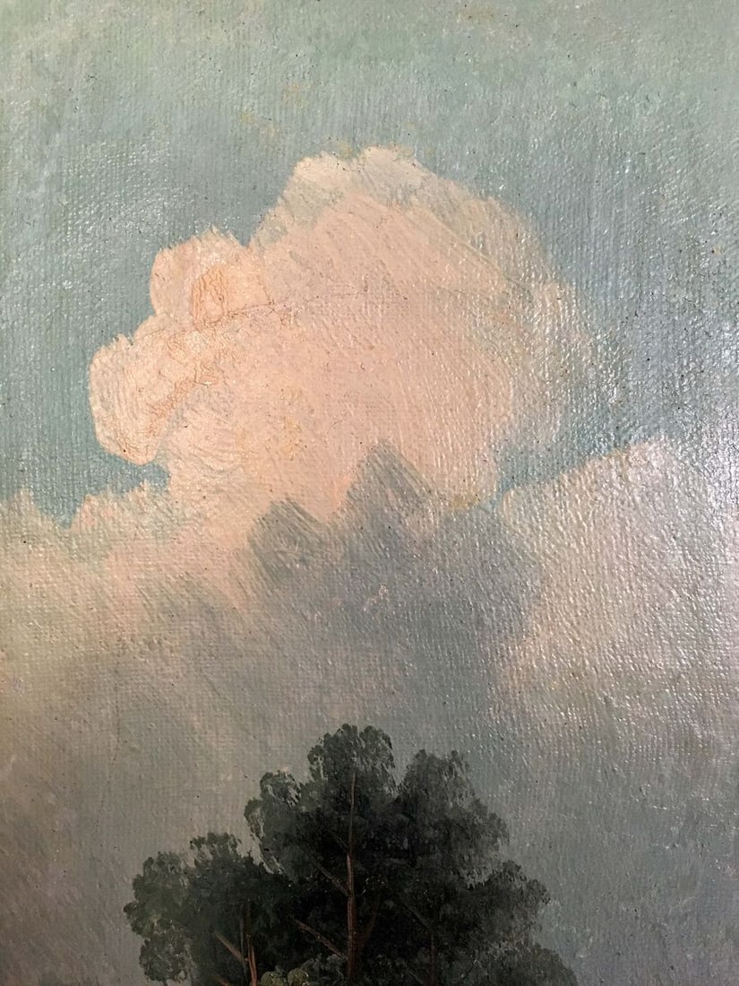 Two oil painting Natural landscape - 3