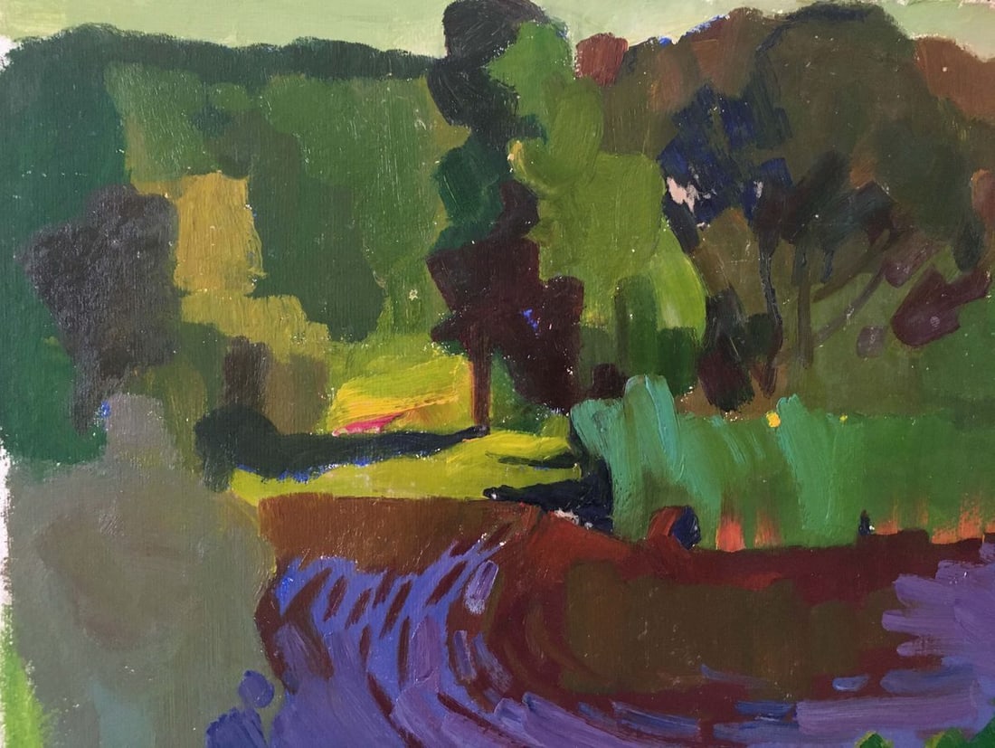 Oil painting Morning by the lake Kiyansky Yuri Ivanovich - 3
