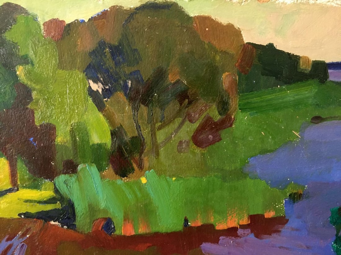 Oil painting Morning by the lake Kiyansky Yuri Ivanovich - 4