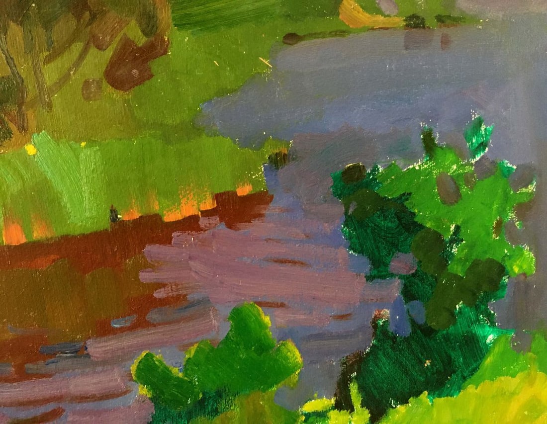 Oil painting Morning by the lake Kiyansky Yuri Ivanovich - 5