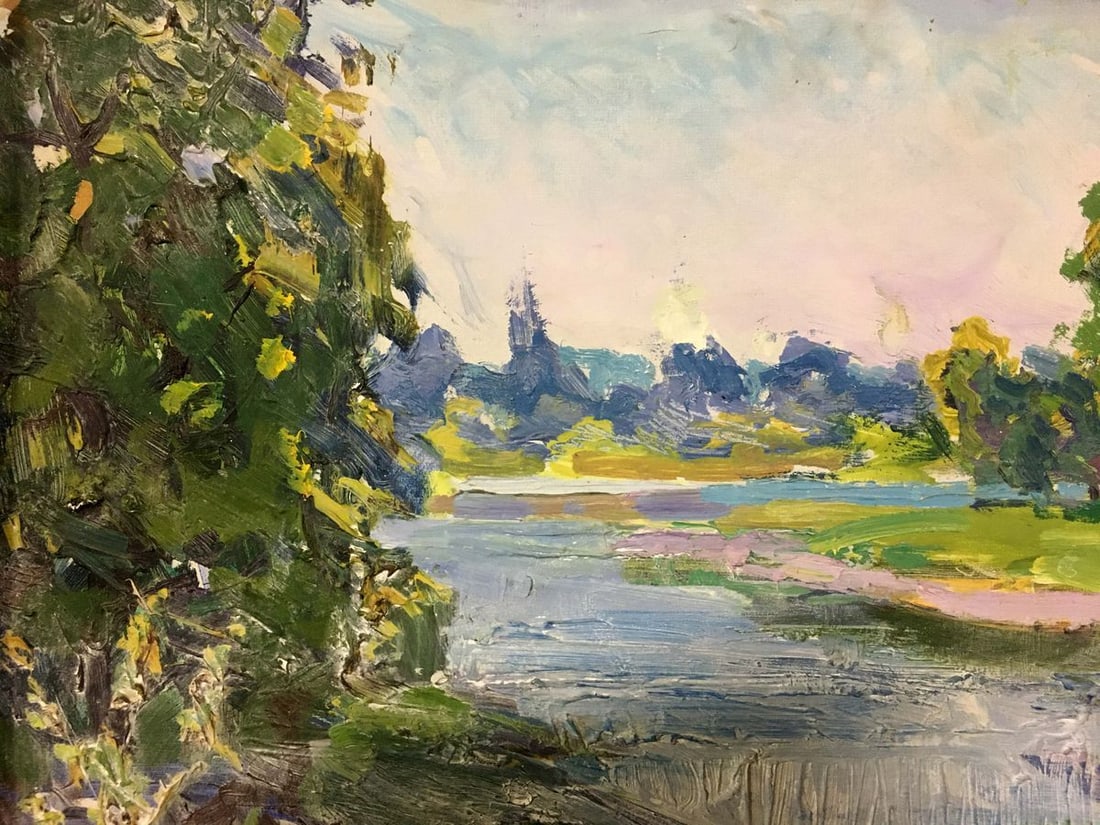 Oil painting Summer morning Glushchenko Alexander Nikolaevich - 2