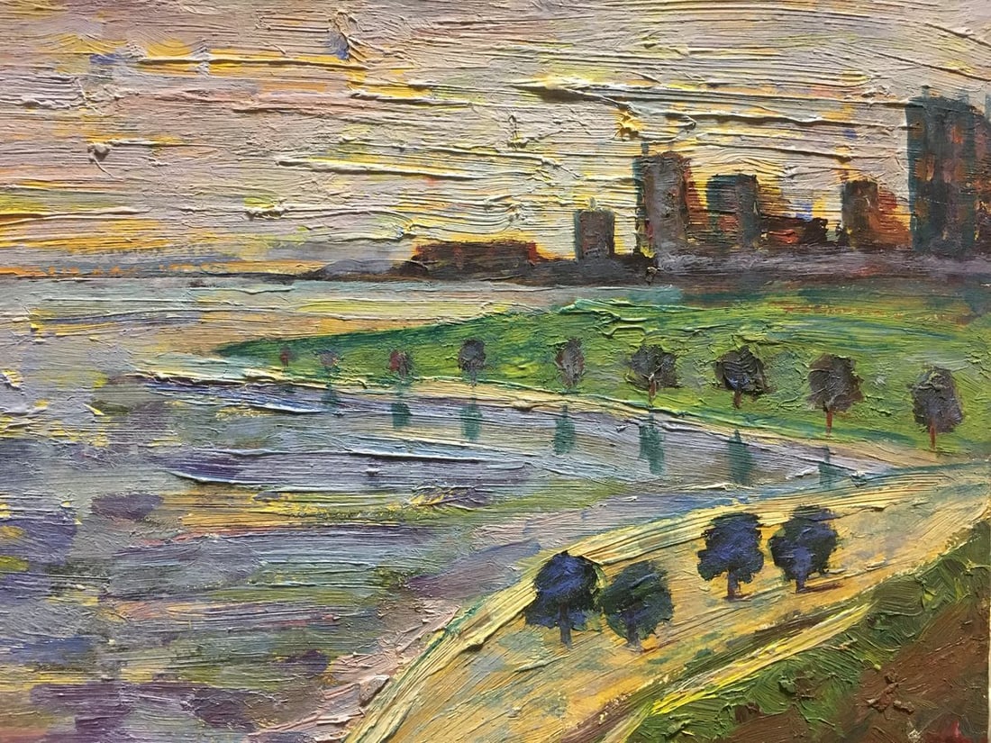 Oil painting Morning Les' T. S. - 3