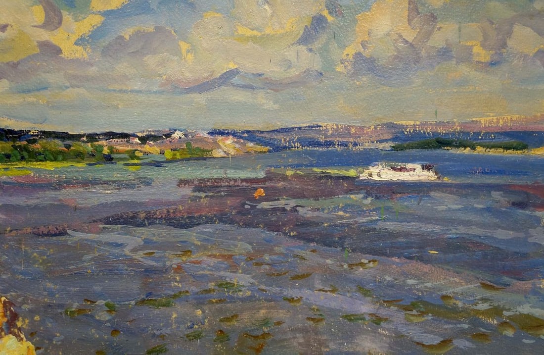 Oil painting Dnieper Fomin Anatoly Nikiforovich - 4