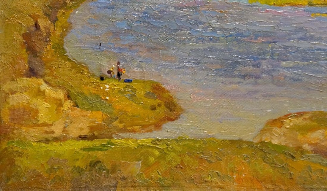 Oil painting Over the river Mynka Alexander Fedorovich - 3