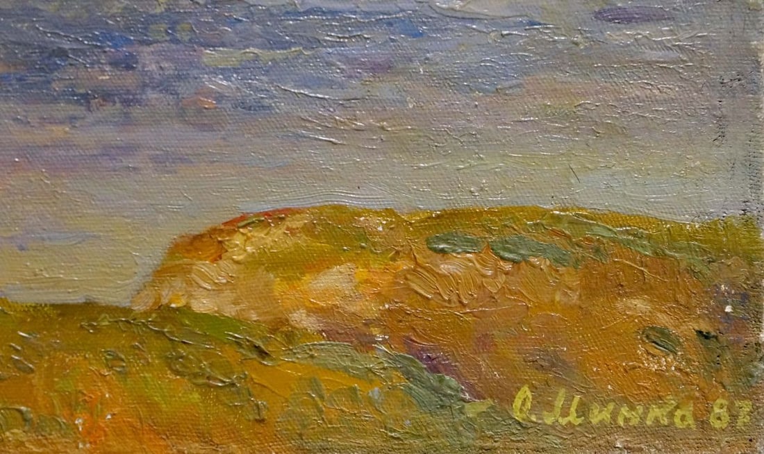 Oil painting Over the river Mynka Alexander Fedorovich - 6