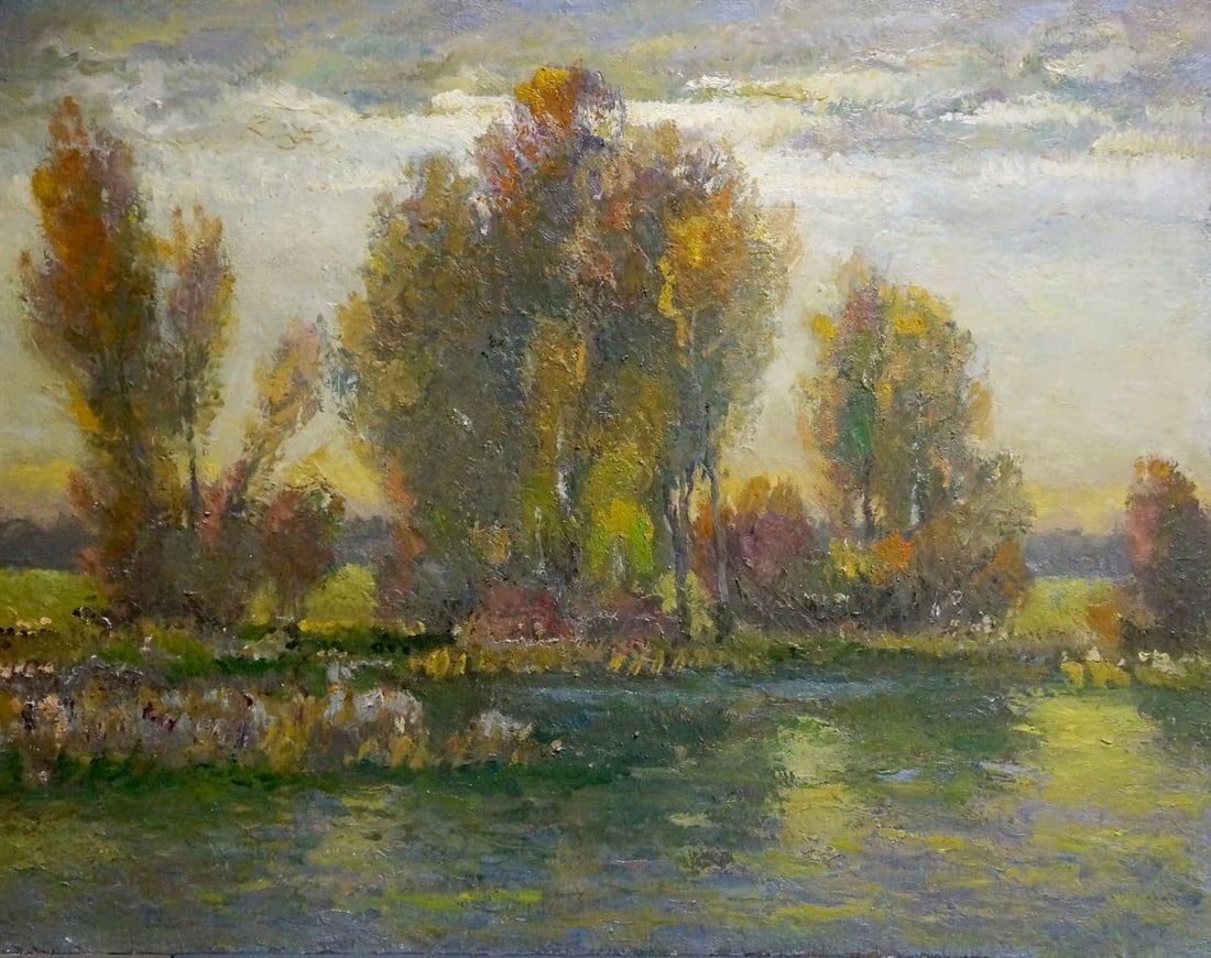 Oil painting Evening Mynka Alexander Fedorovich: Title : Oil painting Evening Mynka Alexander Fedorovich Description: No.Vern 628 *** ABOUT THIS PAINTING *** * TITLE: "Evening" * ARTISTS: Mynka Alexander Fedorovich * SIZE: 50x65 cm/'19.68x25.59 inch