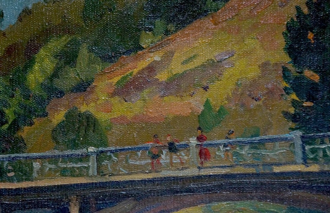 Oil painting On Bridge Sorokoletov Gavriil Vladimirovich - 3