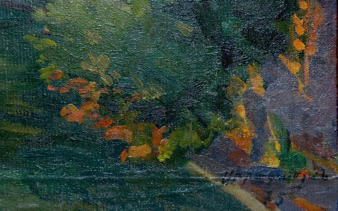 Oil painting On Bridge Sorokoletov Gavriil Vladimirovich - 5