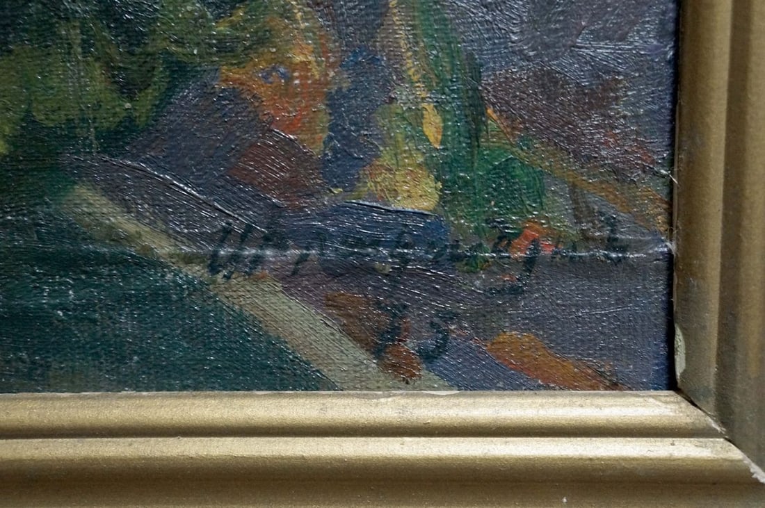 Oil painting On Bridge Sorokoletov Gavriil Vladimirovich - 6