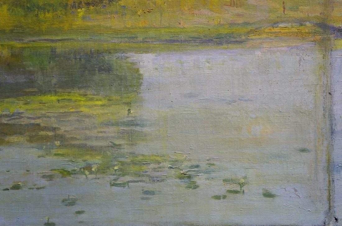 Oil painting River landscape Los' Ivan Grigor'yevich - 5