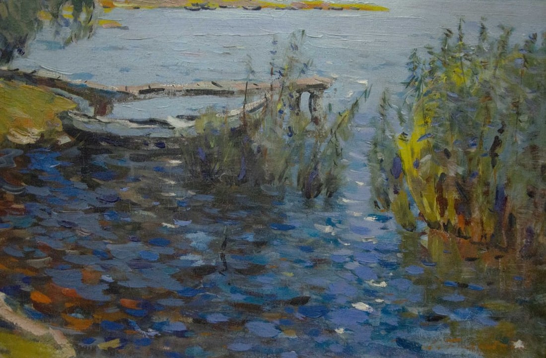 Oil painting Summer landscape Bakaev Sergey Ivanovich - 3
