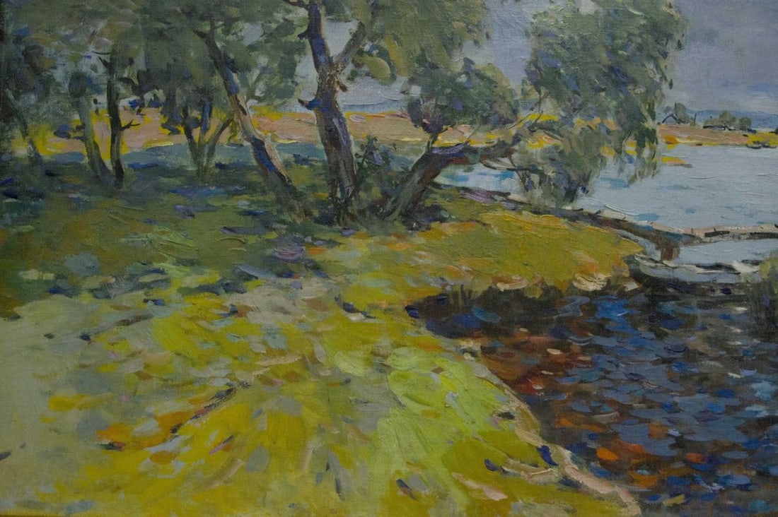 Oil painting Summer landscape Bakaev Sergey Ivanovich - 5