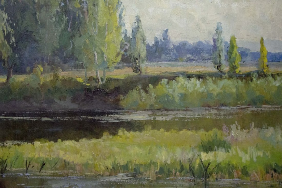 Oil painting Summer landscape Nepiypivo Vasily Ignatievich - 4