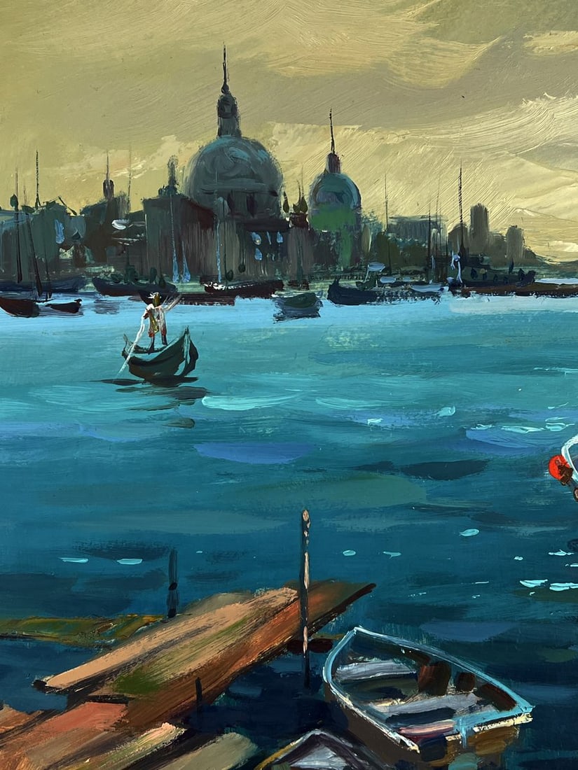 Oil painting View of Venice in the morning Yuriy Suprunchuk - 4