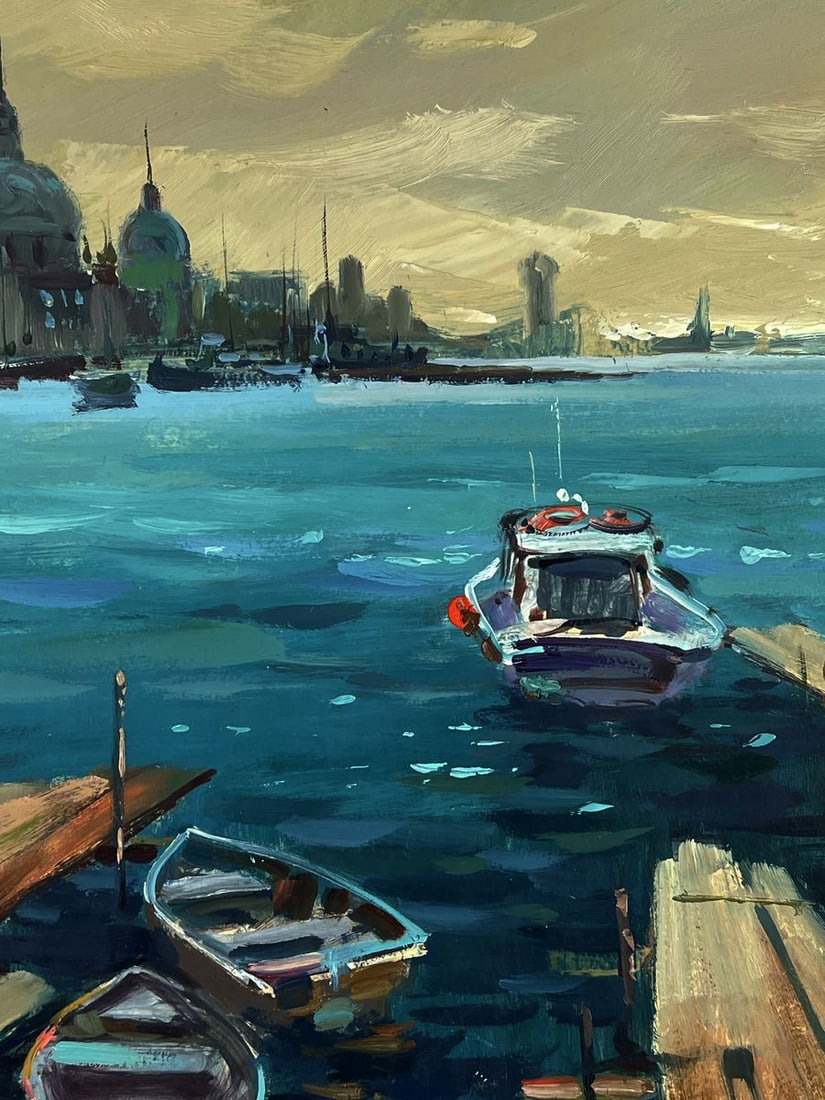 Oil painting View of Venice in the morning Yuriy Suprunchuk - 7