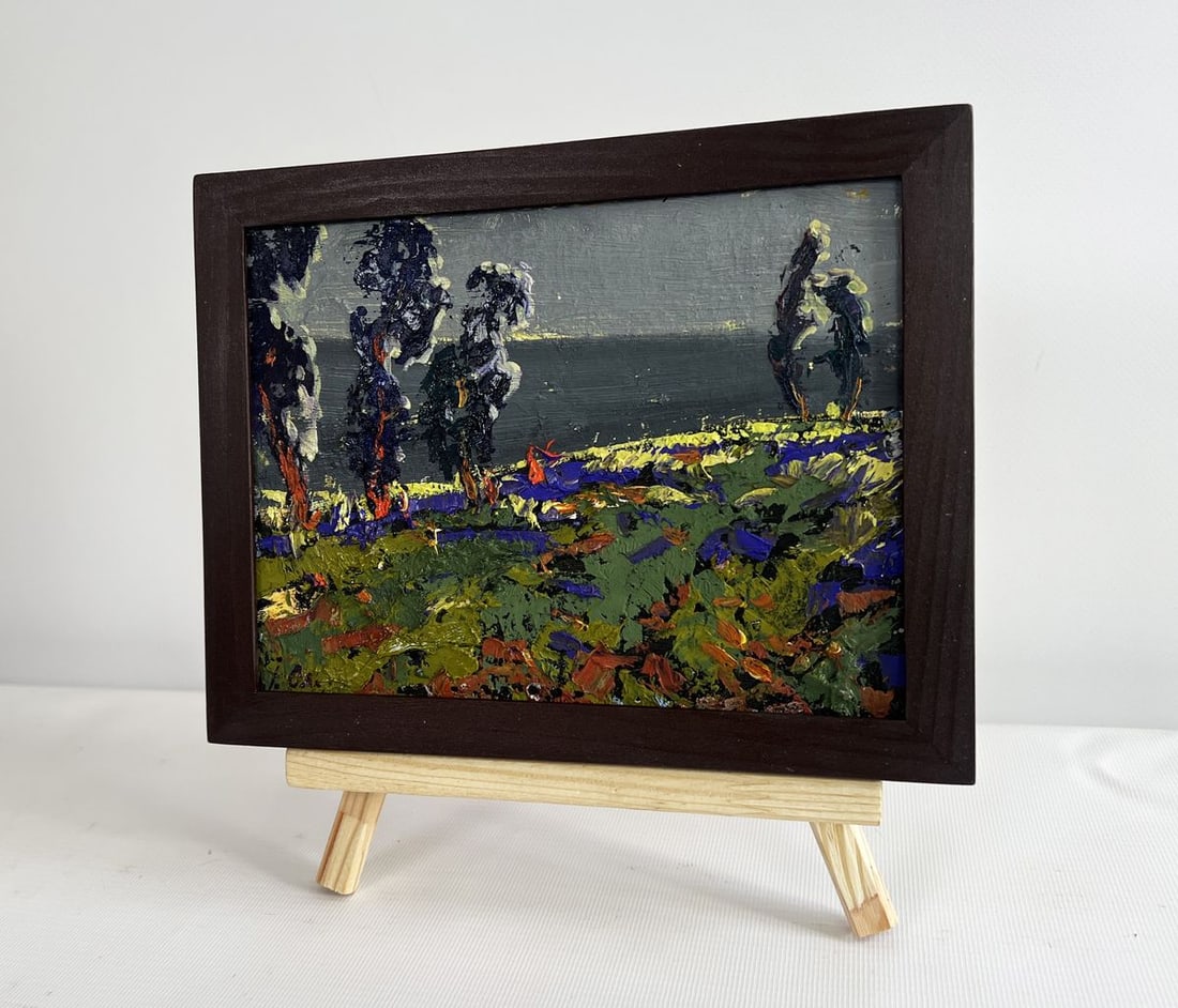 Oil painting Far beyond the river Alex Kalenyuk - 2
