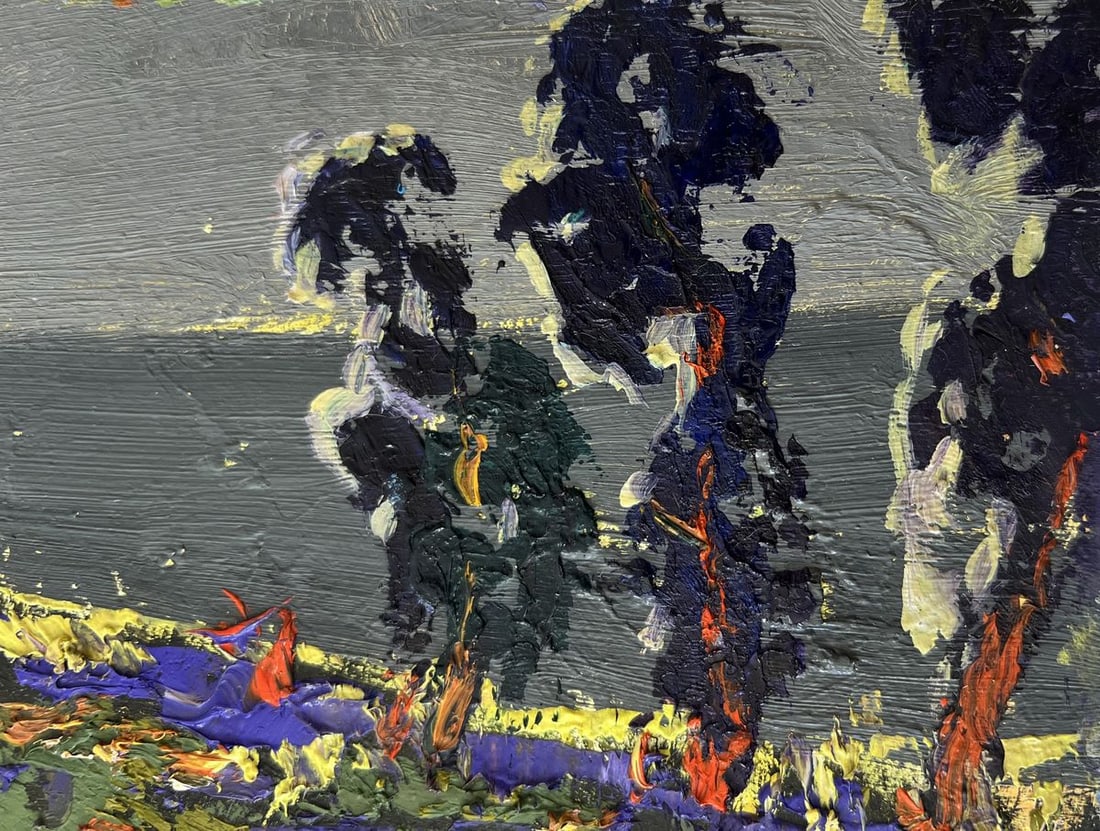 Oil painting Far beyond the river Alex Kalenyuk - 6