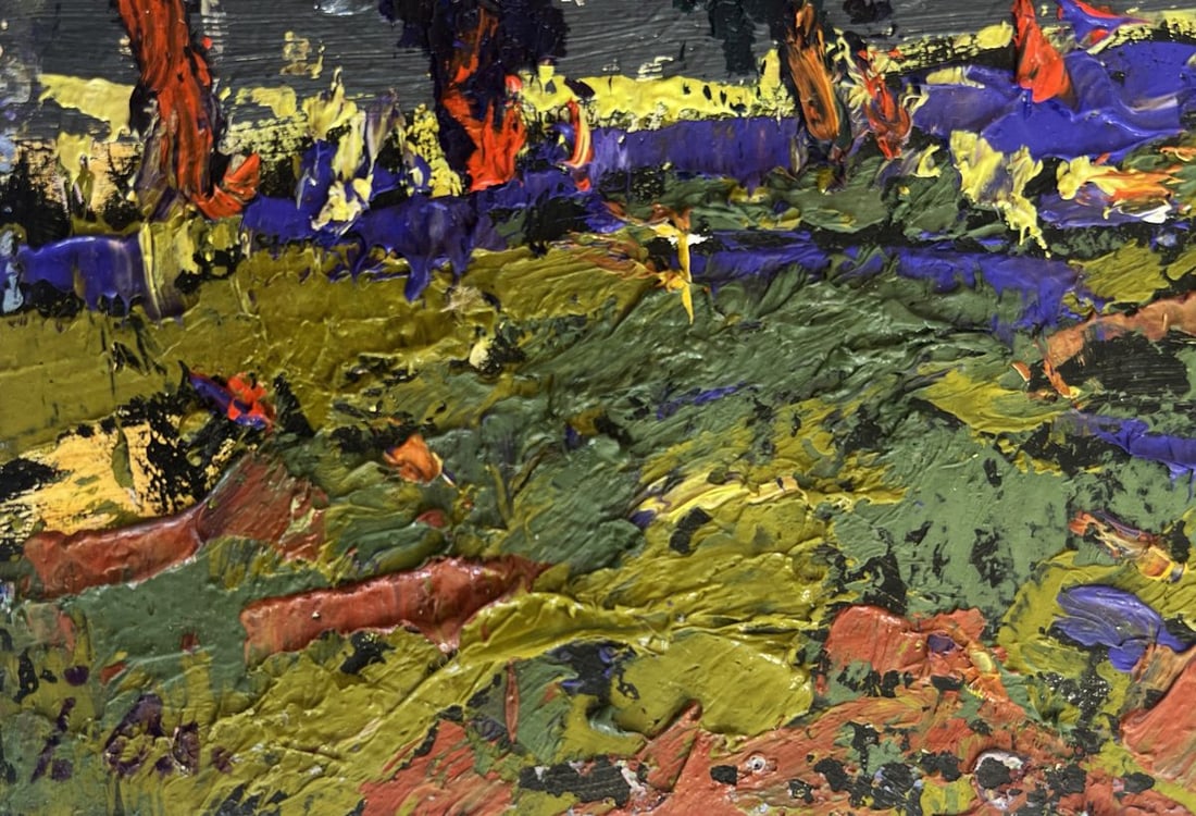 Oil painting Far beyond the river Alex Kalenyuk - 7
