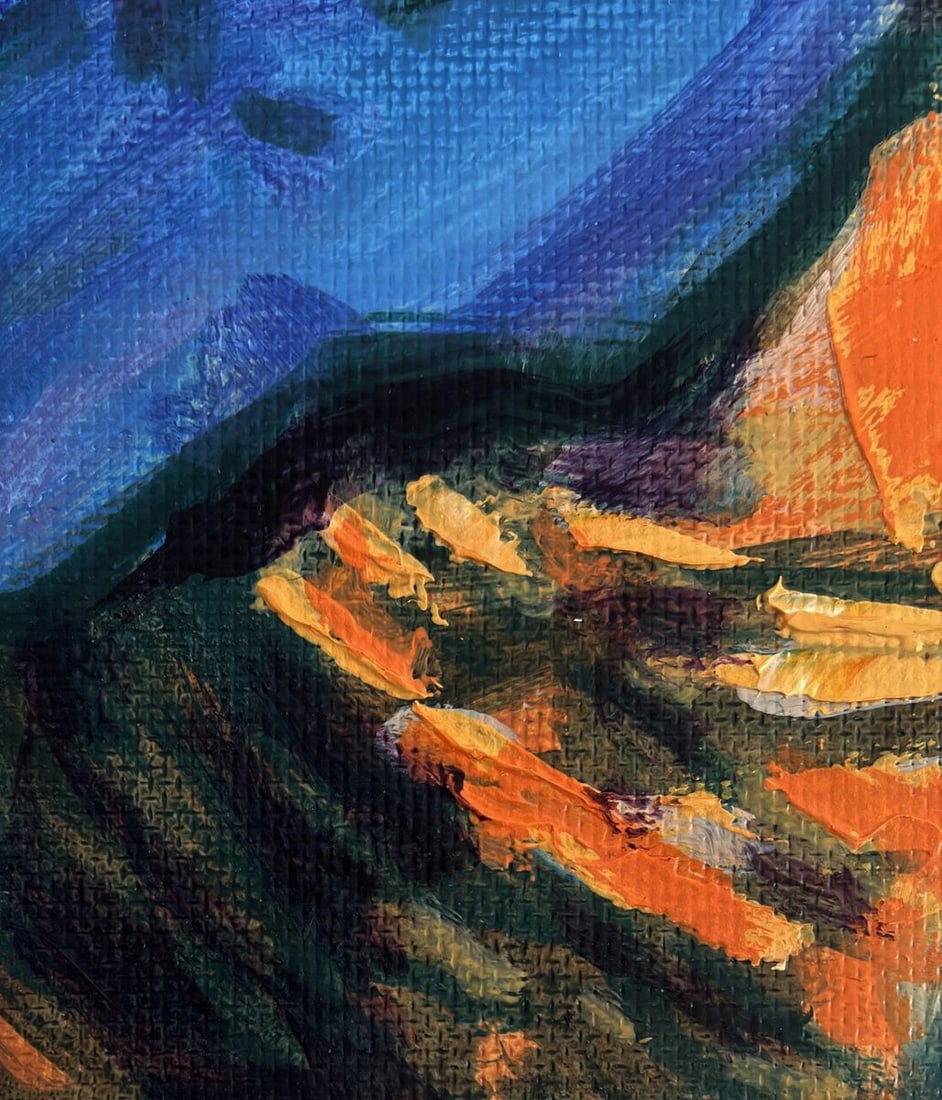Acrylic painting Reflection of nature Mykhailo Patskan - 7