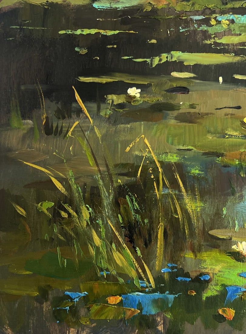 Oil painting Quiet fishing Yuriy Suprunchuk - 7