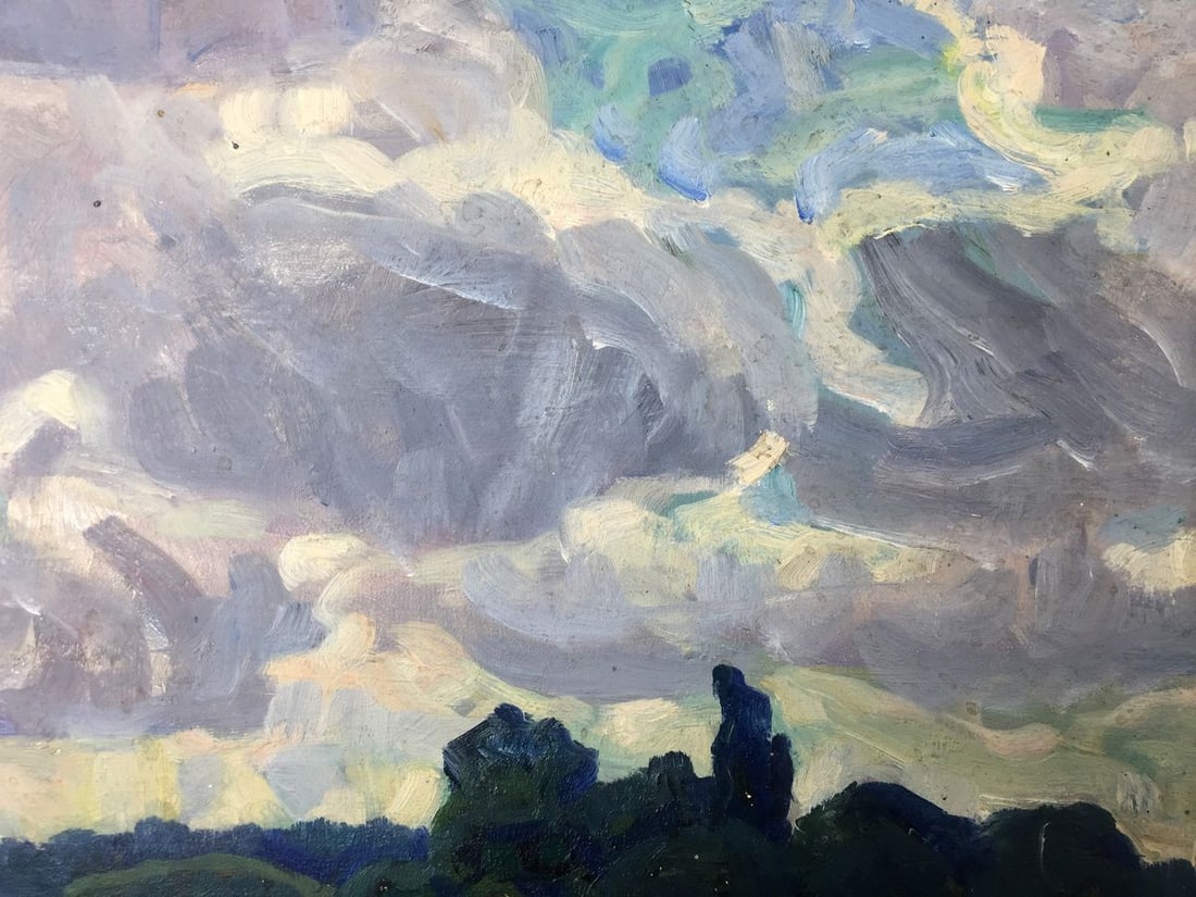 Oil painting Village Rusanovka Khrustalenko Nikolay Alexandrovich - 5