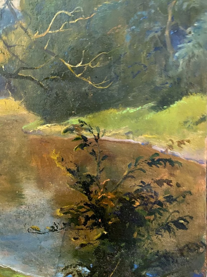 Oil painting Summer on the river Litvinov Oleg Arkad'yevich - 2