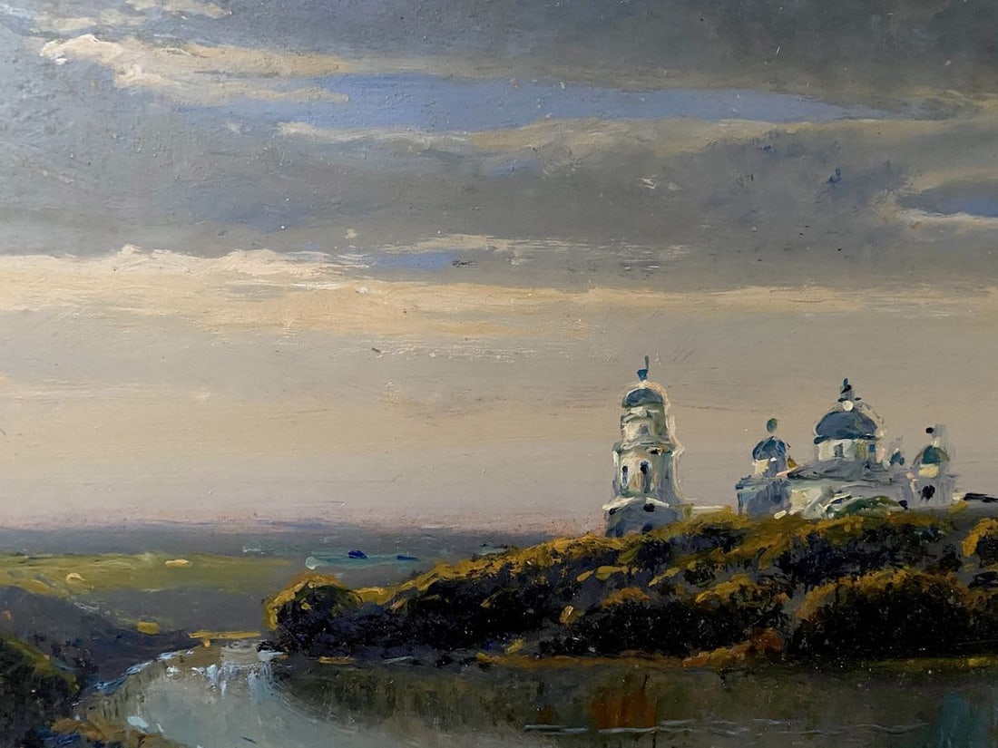 Oil painting Monastery Litvinov Oleg Arkad'yevich - 3