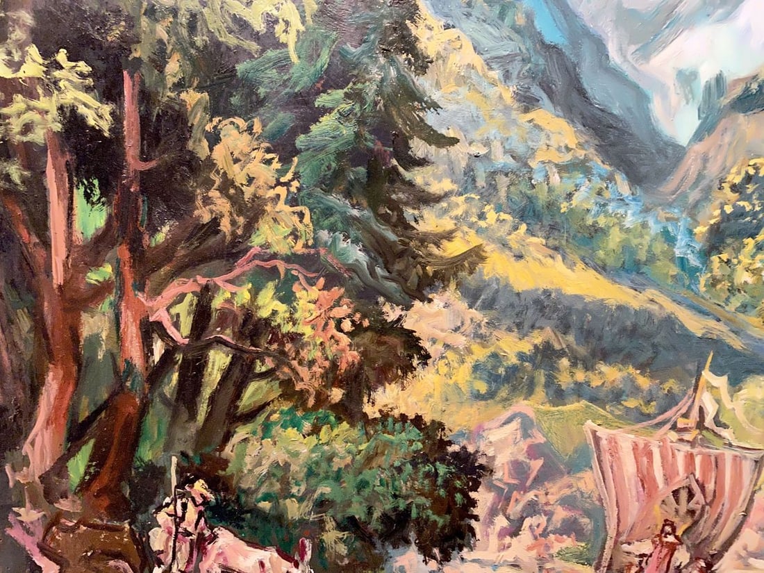 Oil painting Odyssey Alexander Arkadievich Litvinov - 5