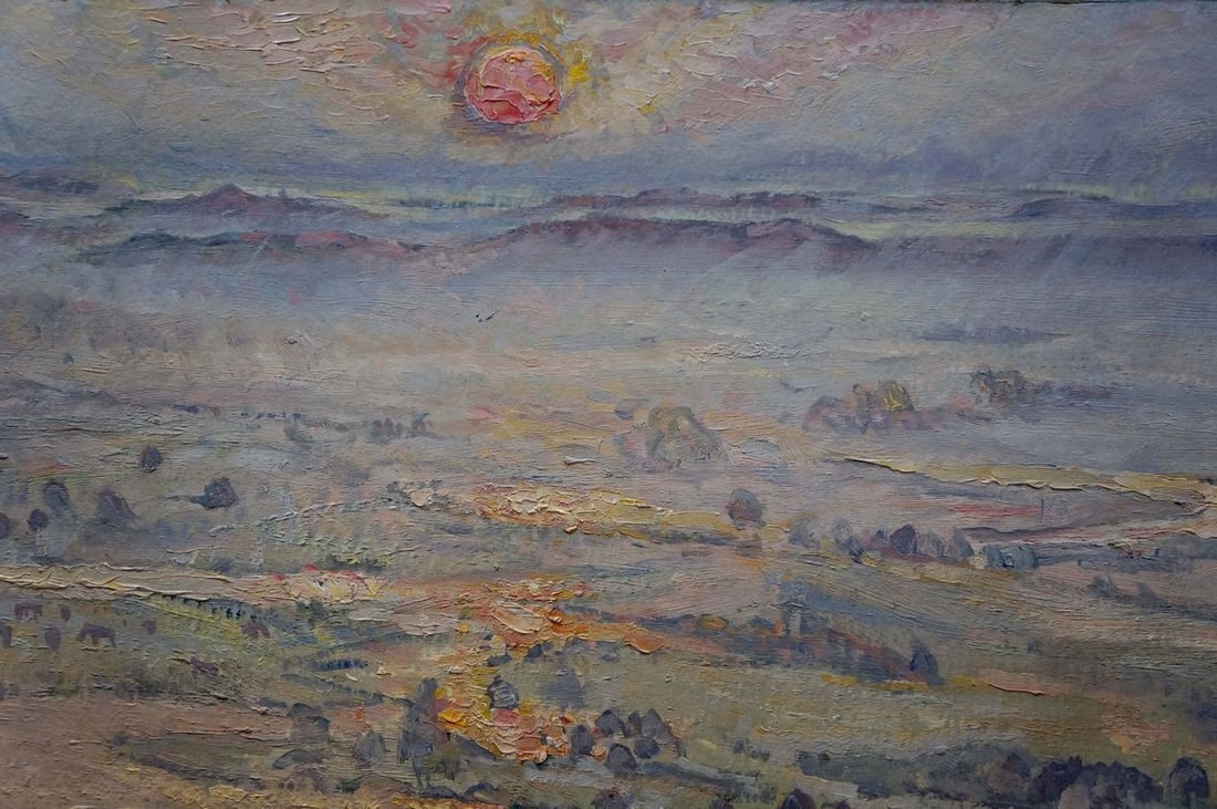 Oil painting Sunset - 6