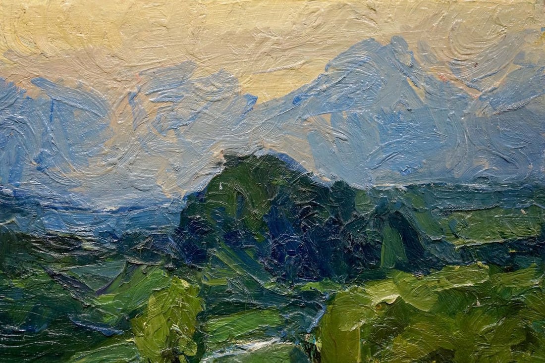 Oil painting Waterfall Dupliy Sergey Alexandrovich - 4
