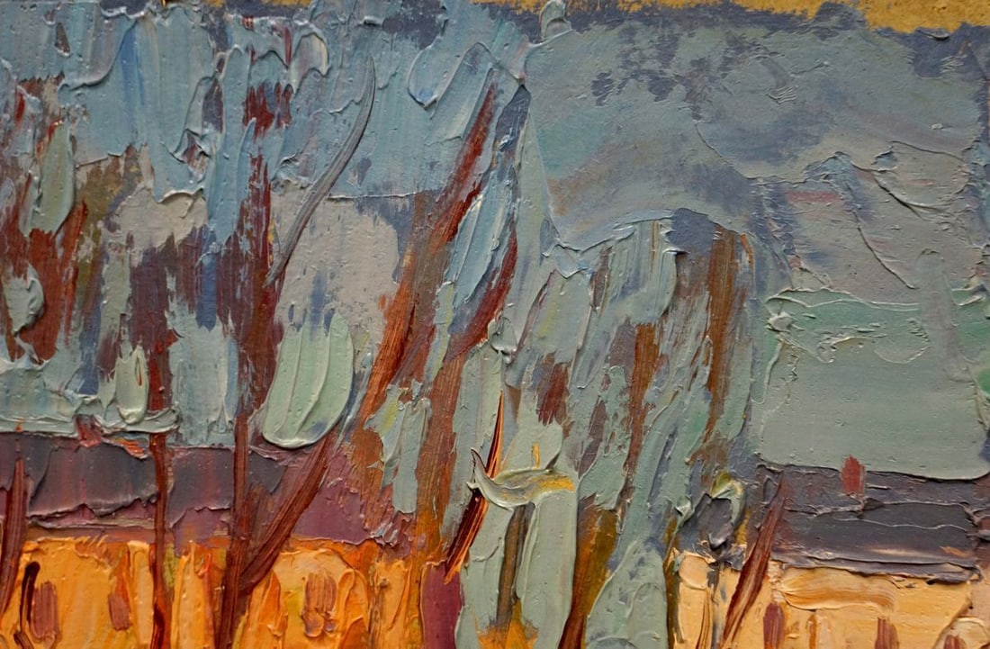 Oil painting Night cityscape Kiyansky Yuri Mikhailovich - 5