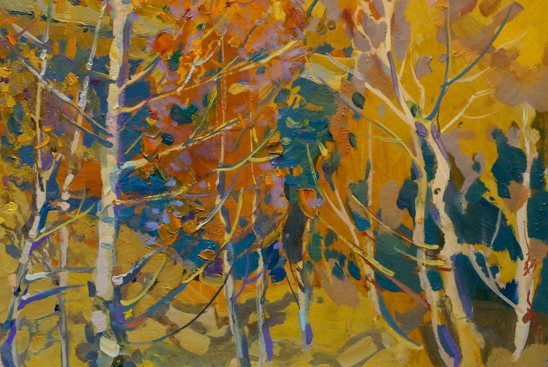 Oil painting Golden autumn Kolesnik Boris Afanasevich - 5