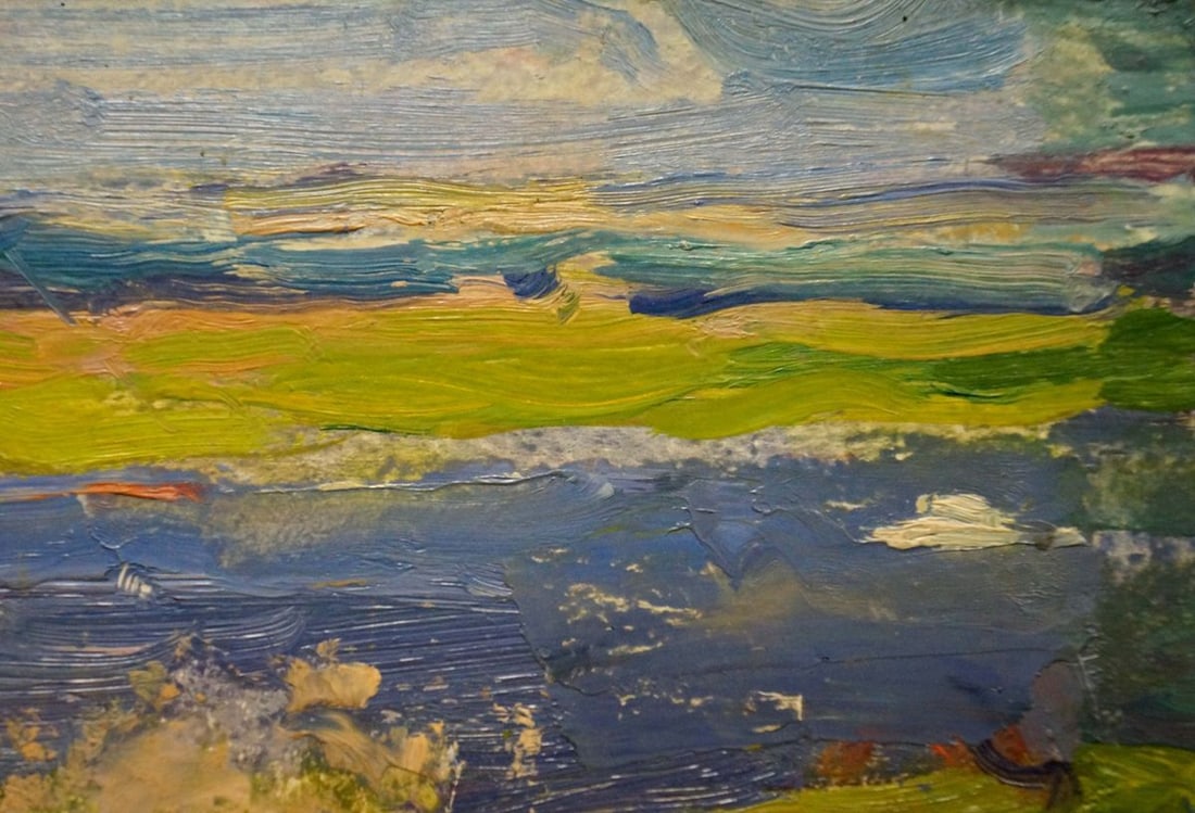 Oil painting Summer hot day Bakaev Sergey Ivanovich - 4