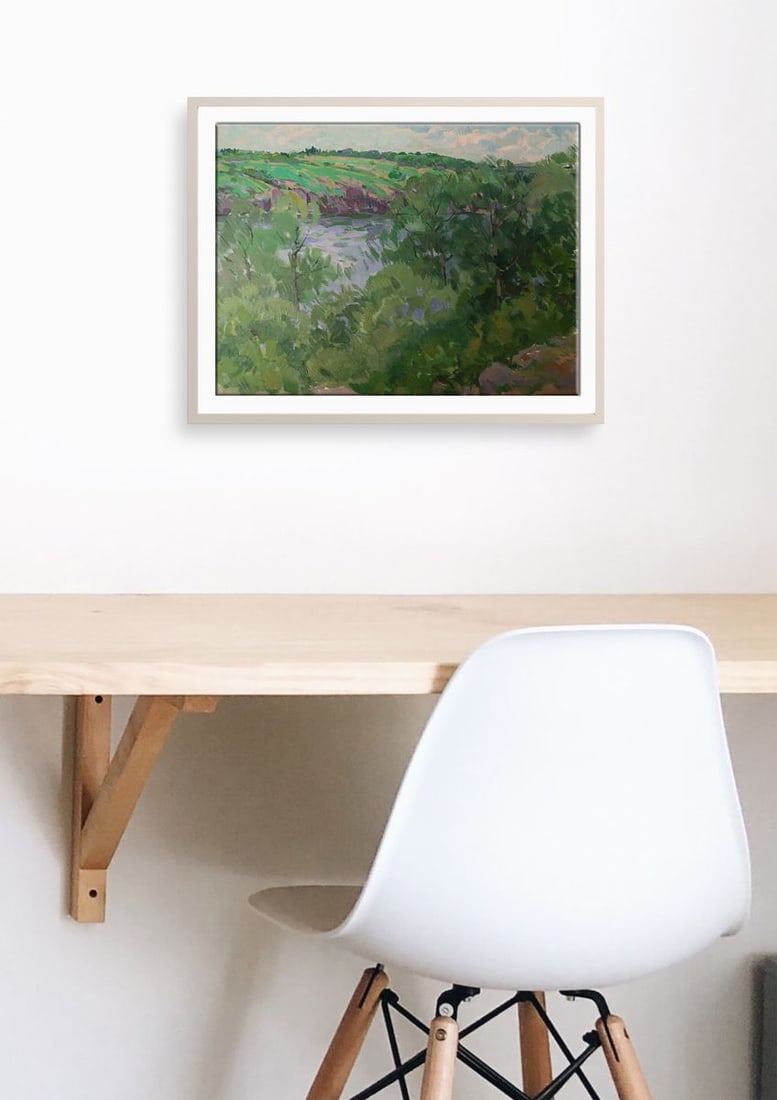 Oil painting Summer day Peter Tovpev - 3
