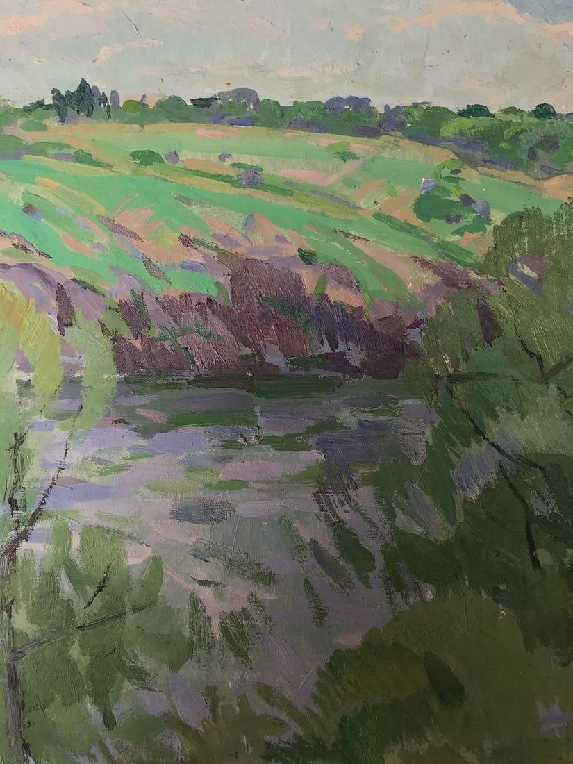 Oil painting Summer day Peter Tovpev - 6