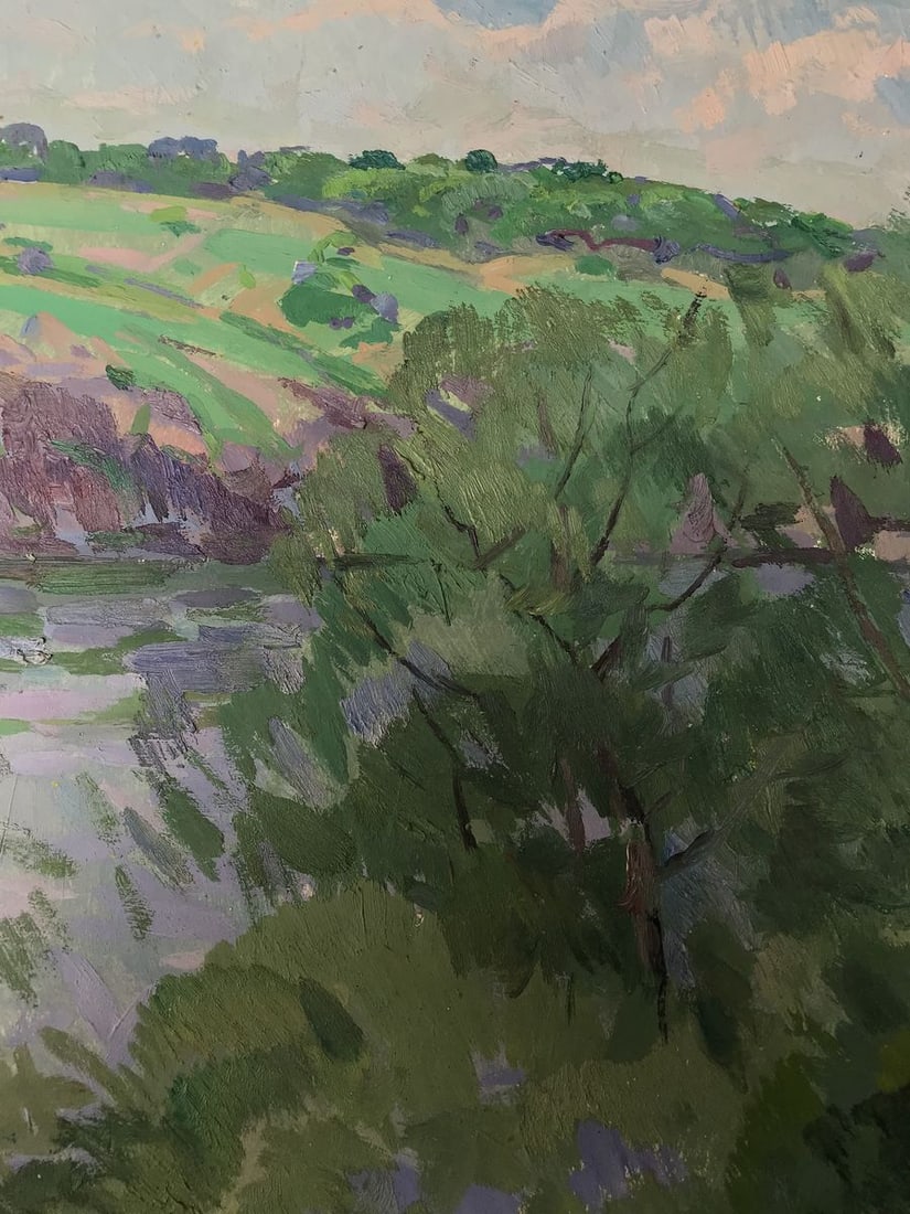 Oil painting Summer day Peter Tovpev - 8