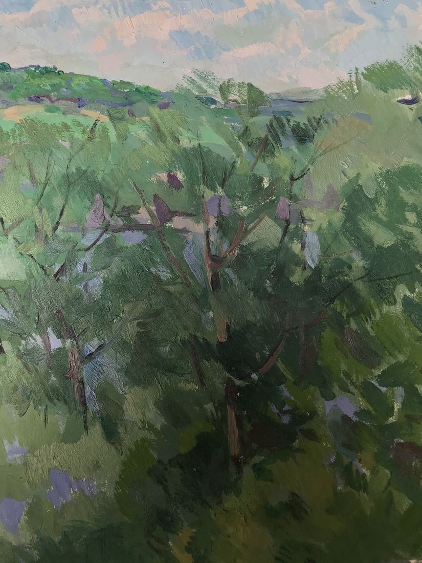 Oil painting Summer day Peter Tovpev - 9
