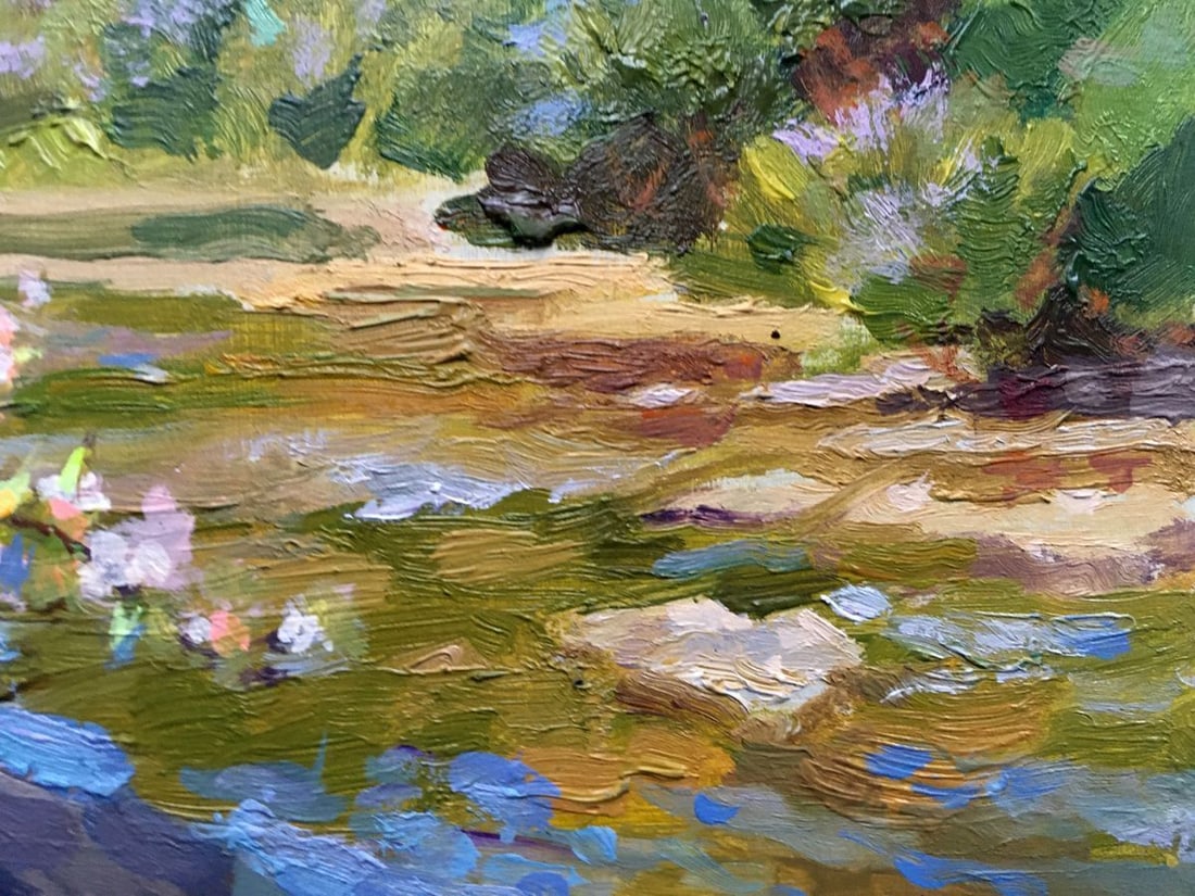 Oil painting Spring on Slavsky Batrakov Vladimir Grigorievich - 11