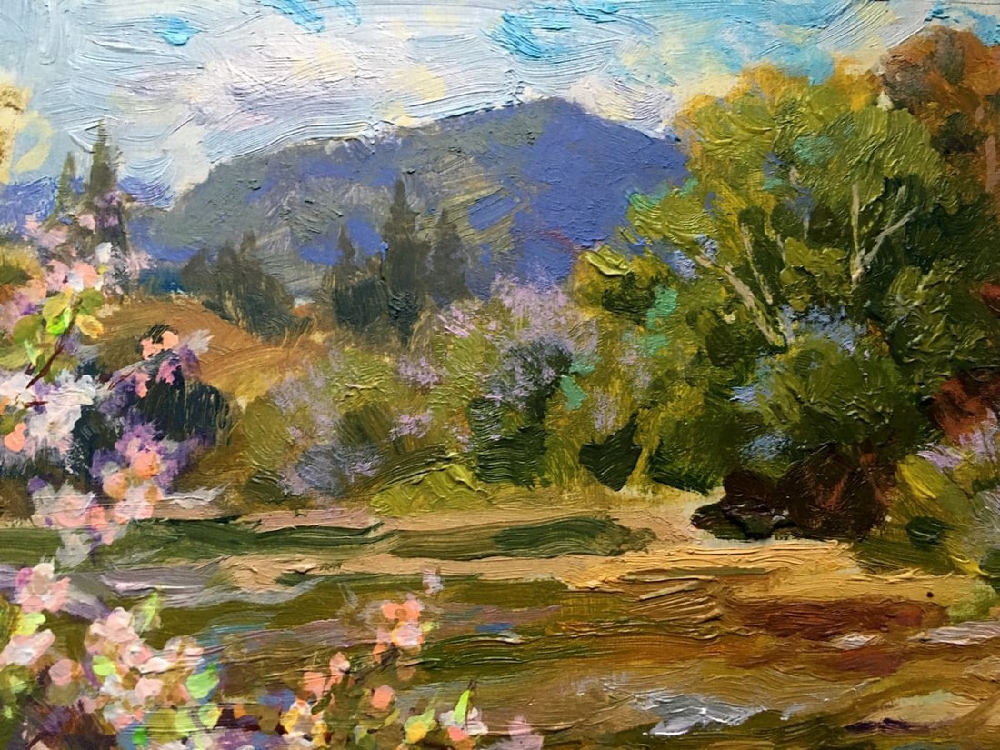 Oil painting Spring on Slavsky Batrakov Vladimir Grigorievich - 9