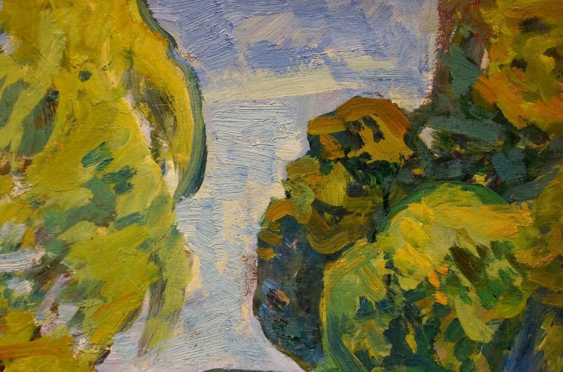 Oil painting The last rays of the sun Gaiduk Viktor Kirillovich - 4