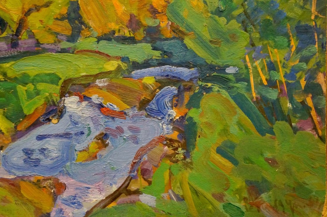 Oil painting The last rays of the sun Gaiduk Viktor Kirillovich - 5