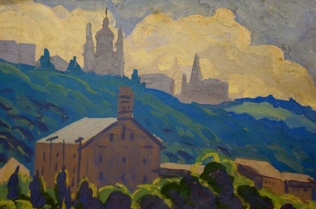 Painting Urban landscape Shariy Anatoly Ivanovich - 4
